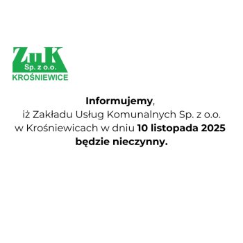 Informacja - 10 listopada 2025 